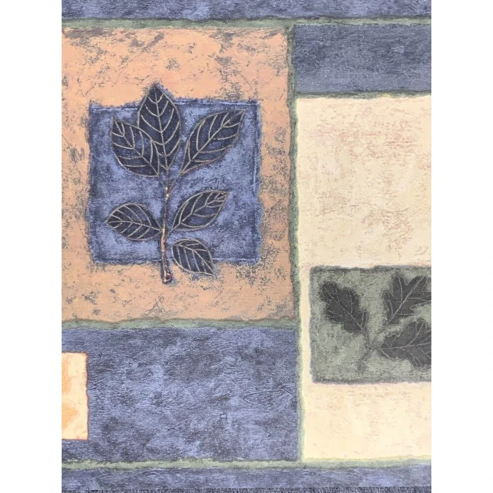 Vintage Chesapeake Wallpaper Border Birds Grasshoppers Patchwork 3 count